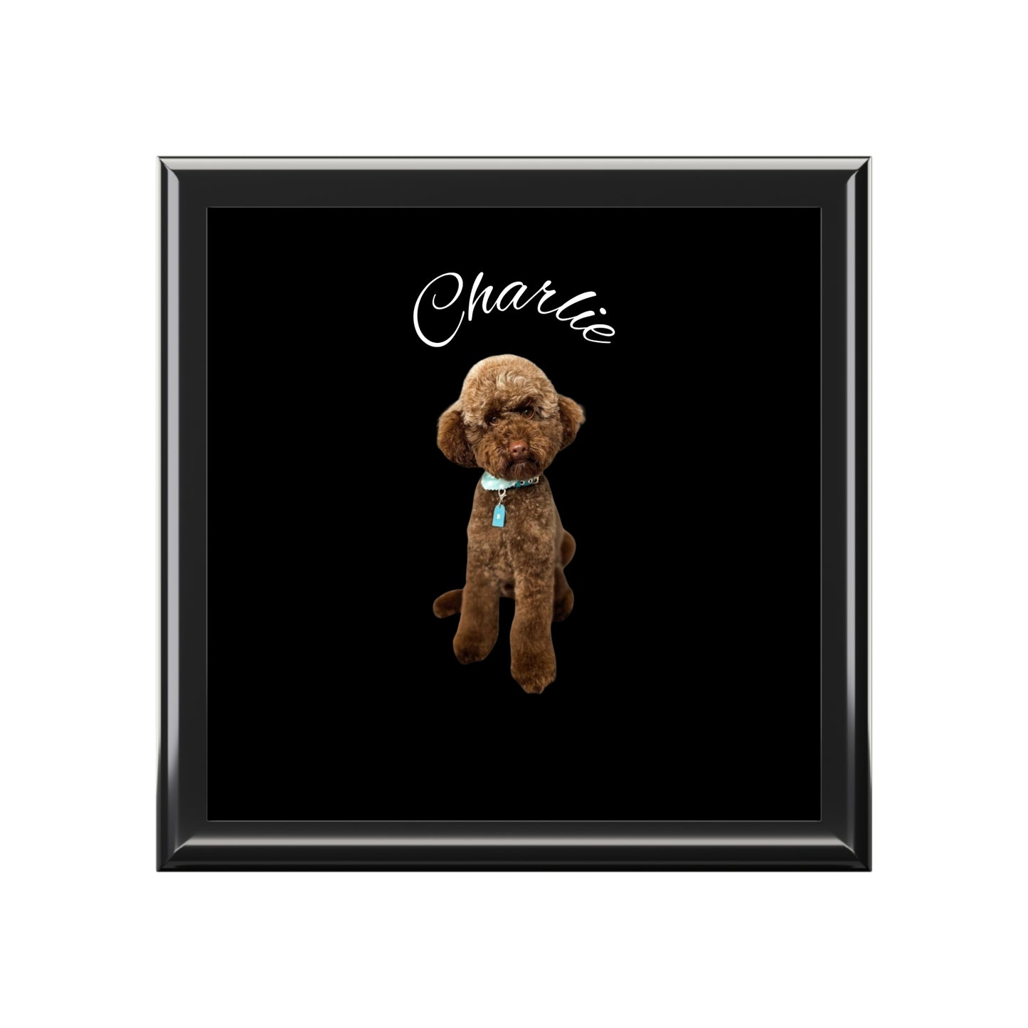 Personalized Dog Jewelry Box - Custom Charlie Design for Pet Lovers