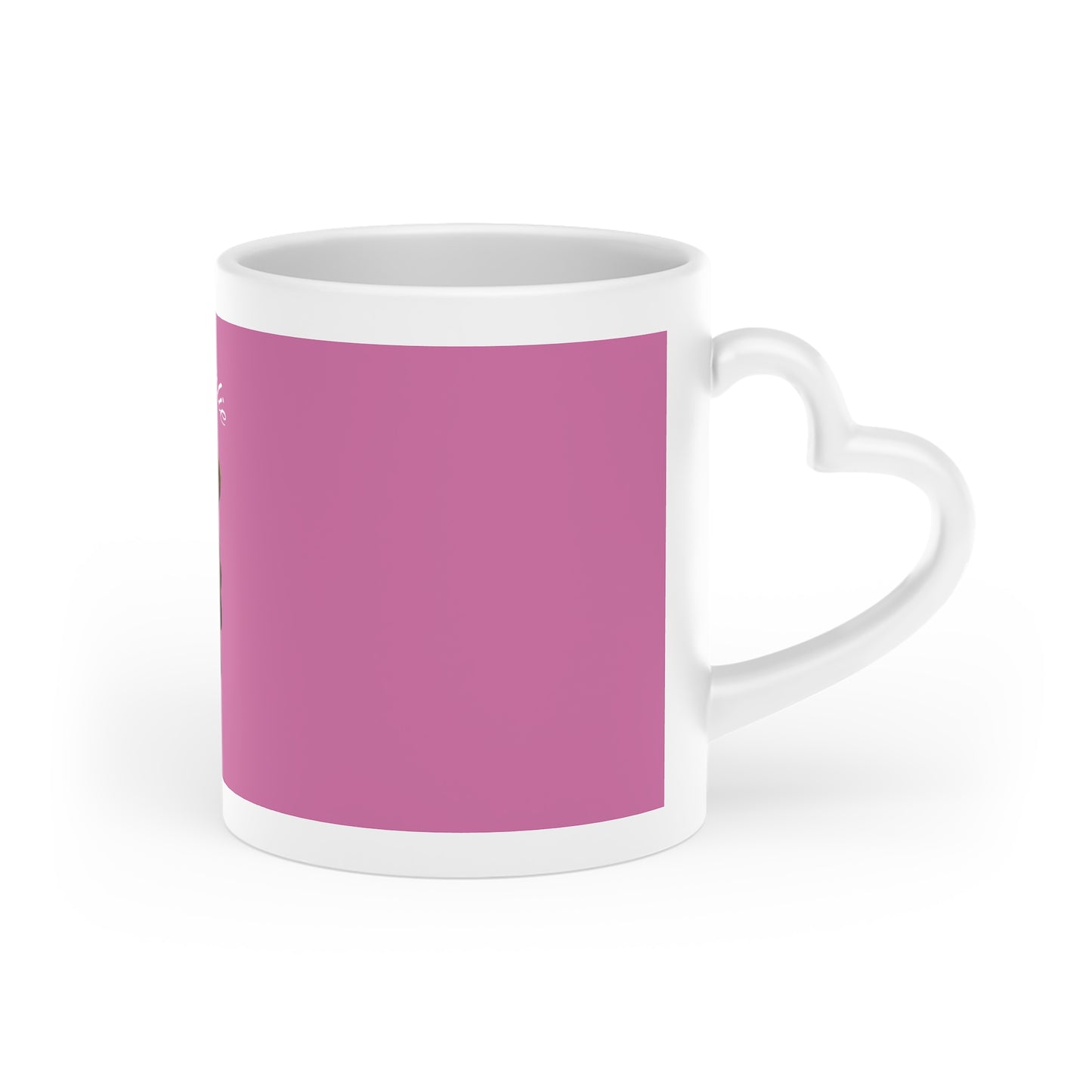 Personalized Heart-Shaped Mug with Cute Puppy Design - Perfect Gift for Pet Lovers