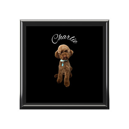 Personalized Dog Jewelry Box - Custom Charlie Design for Pet Lovers