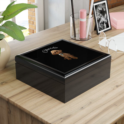 Personalized Dog Jewelry Box - Custom Charlie Design for Pet Lovers