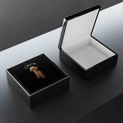 Personalized Dog Jewelry Box - Custom Charlie Design for Pet Lovers